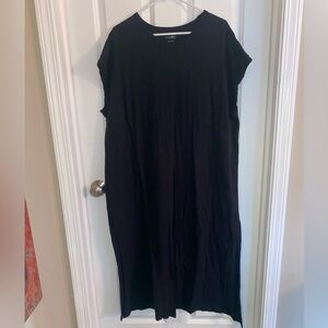 Natural Life Black 100% Cotton Dress - Size L
